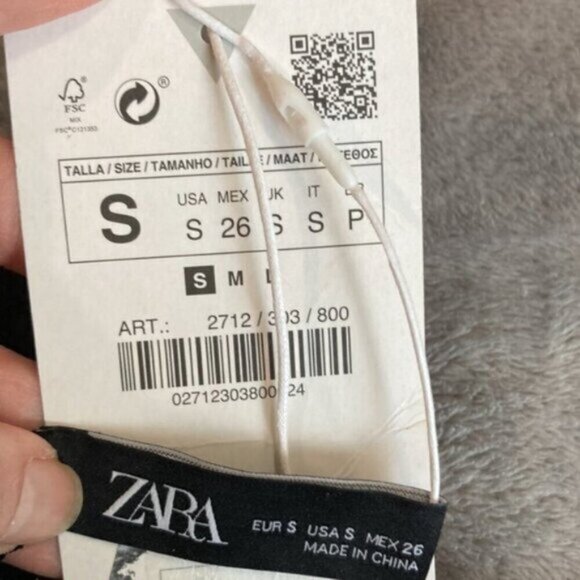 ZARA Black Mesh T-shirt - Picture 13 of 15